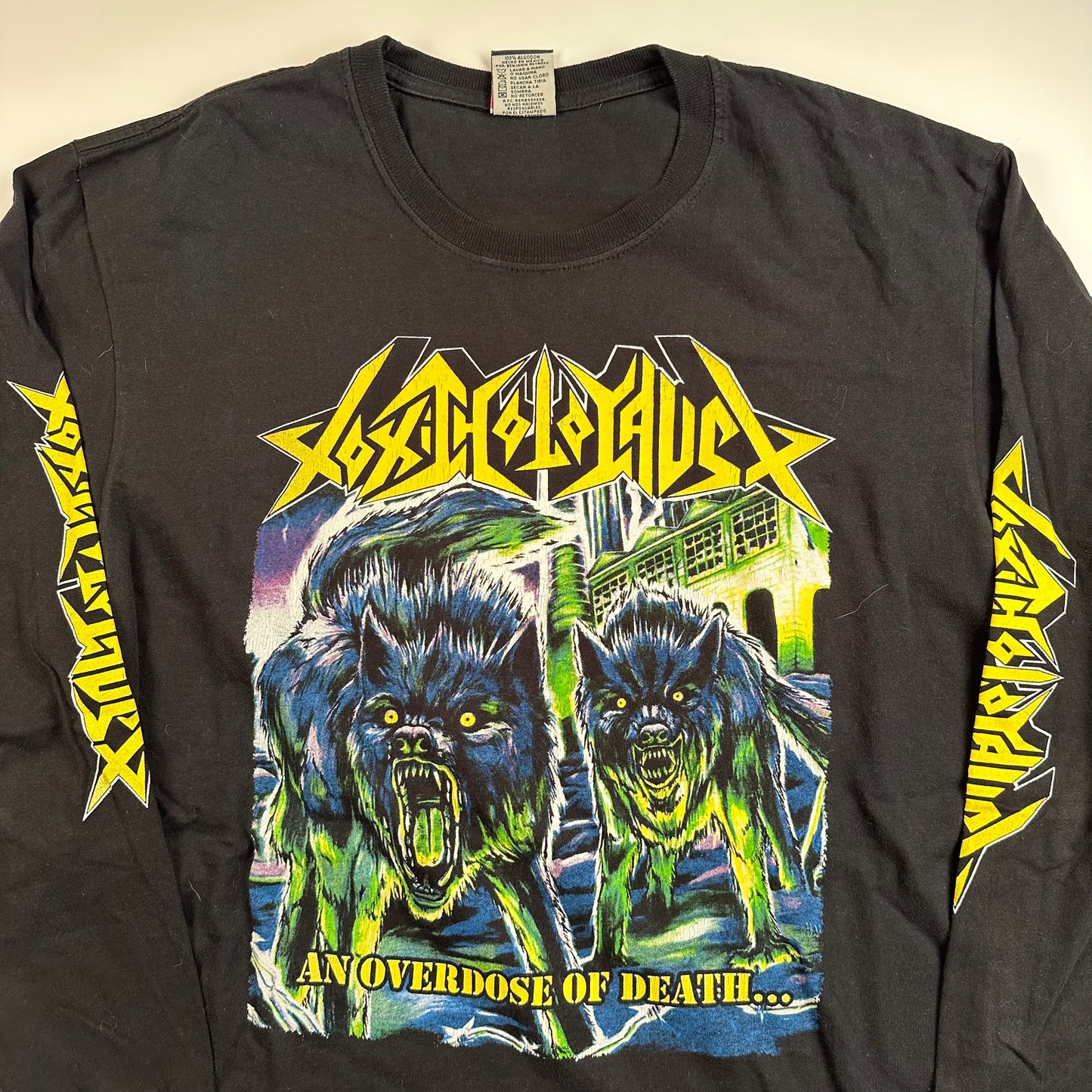 2008 Toxic Holocaust Long Sleeve Shirt Large An Overdose Of Death