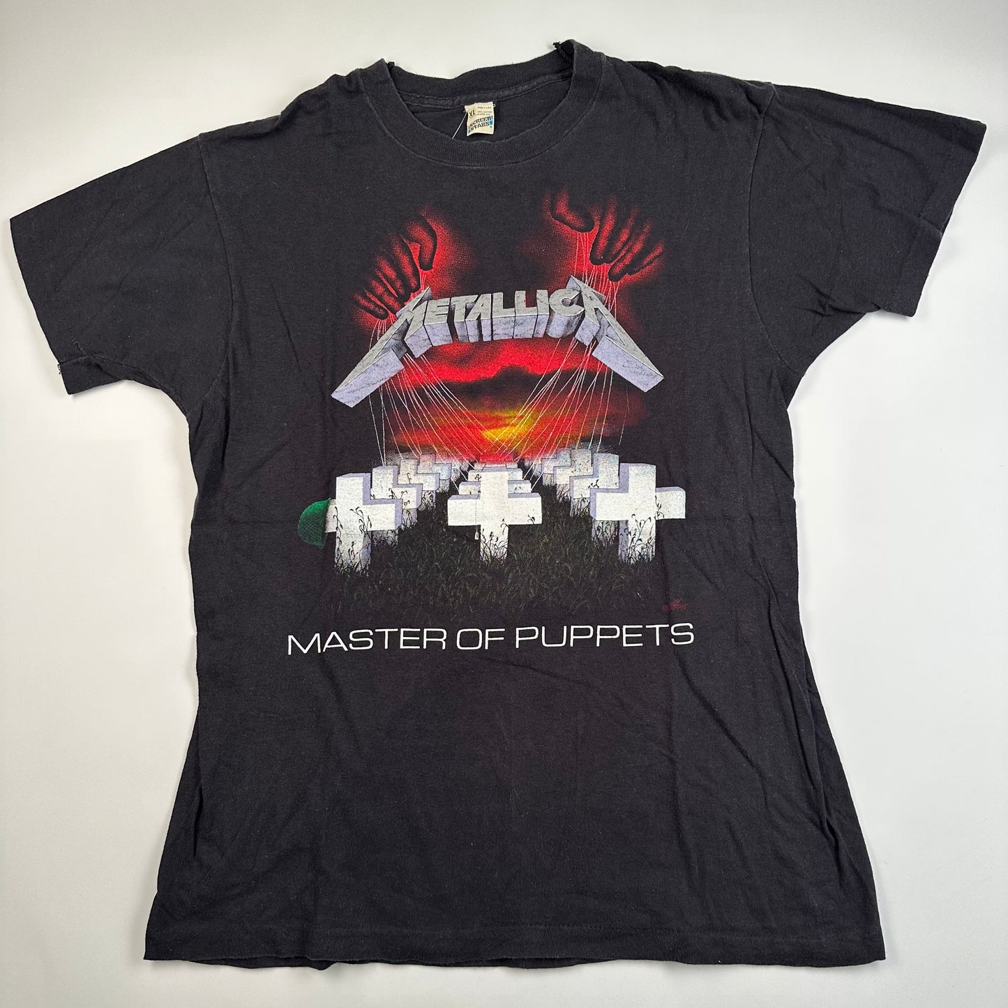 Vintage 1987 Metallica XL Large Master Of Puppets