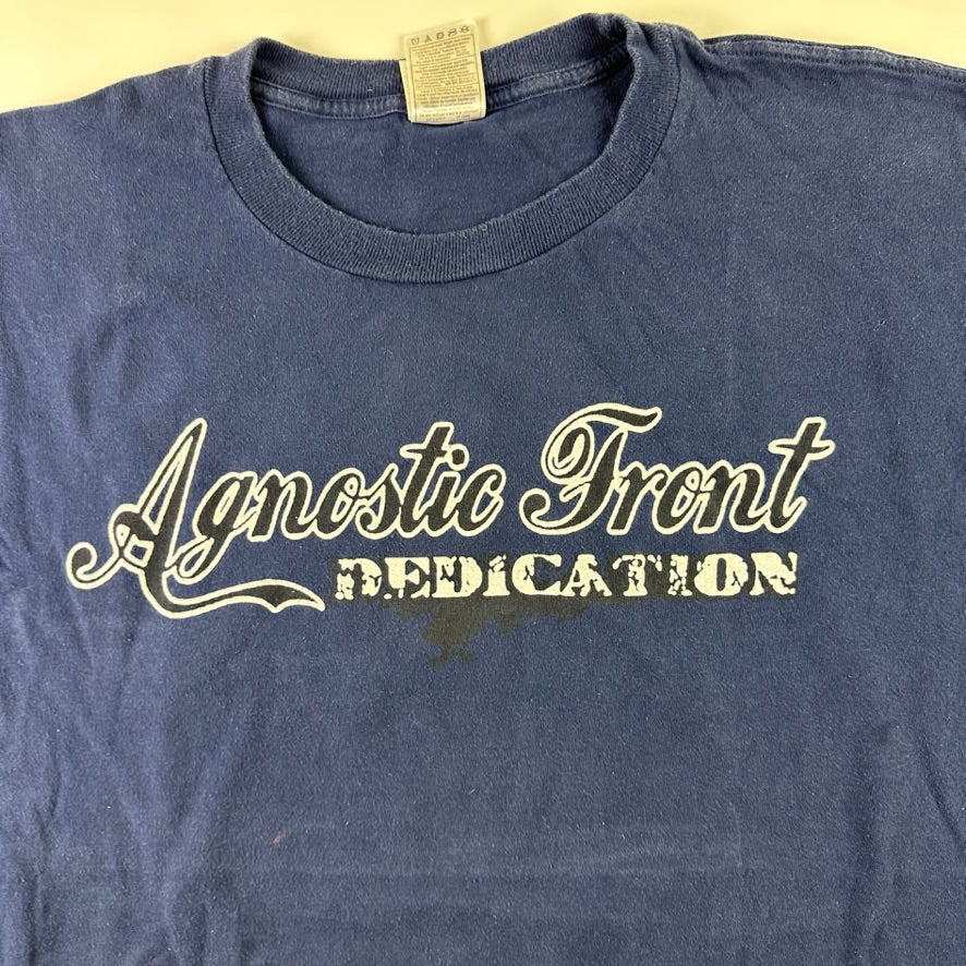 Vintage 2000s Agnostic Front Shirt XL Dedication