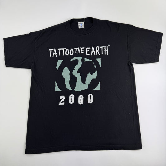 Vintage 2000 Tattoo The Earth Shirt XL