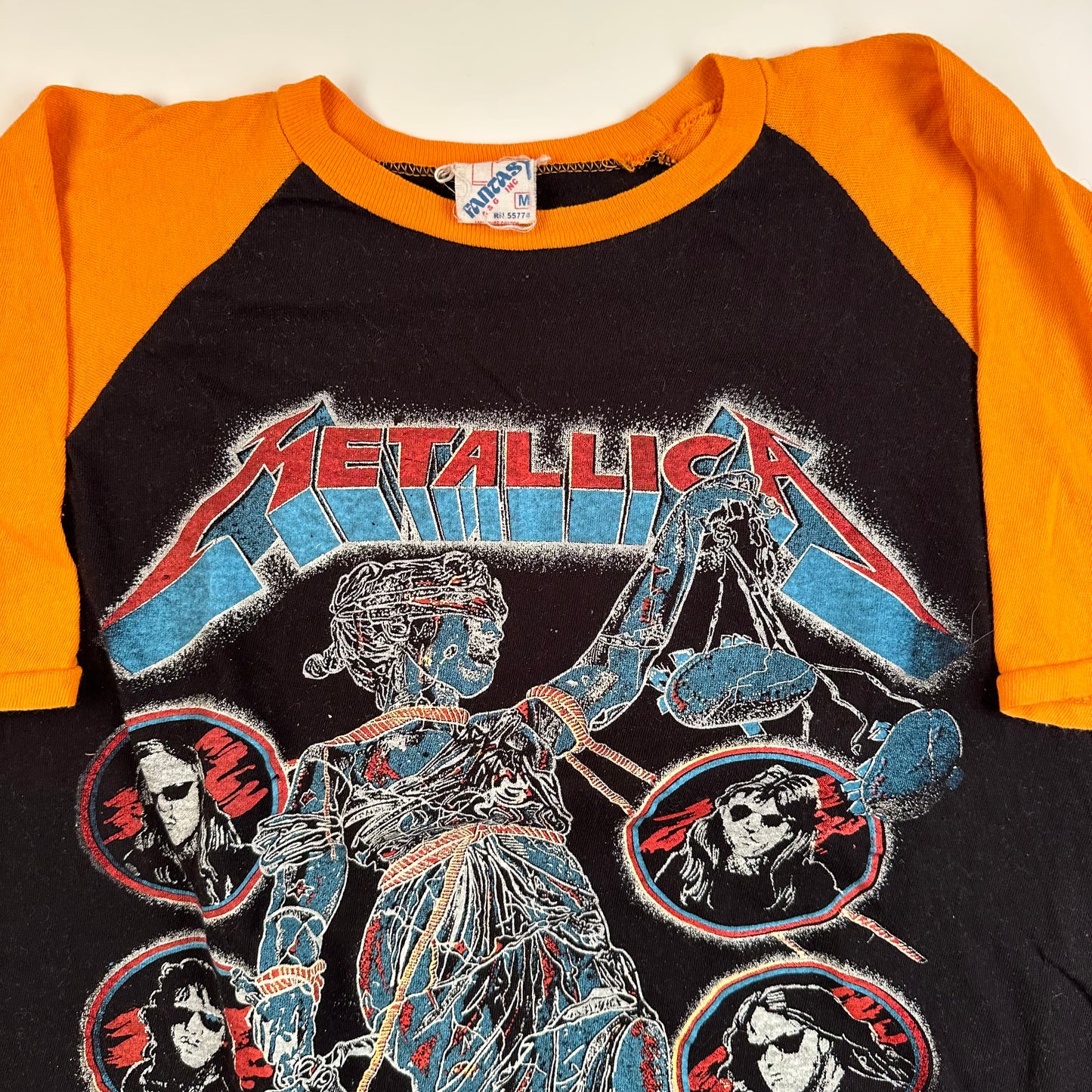 Vintage 80s Metallica Shirt And Justice For All