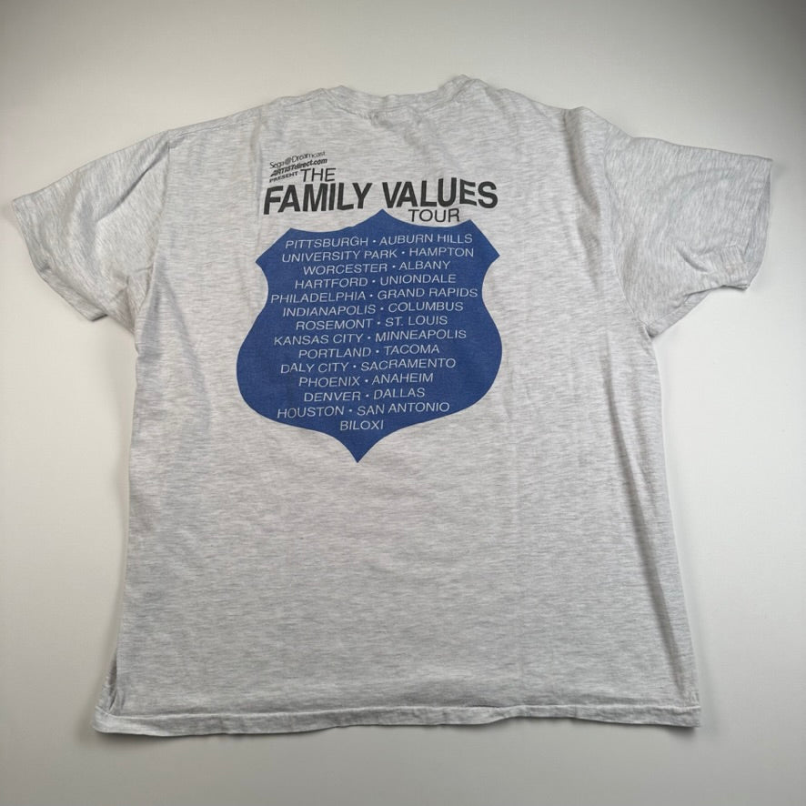 Vintage 1999 The Family Values Tour Shirt XL See The Cop