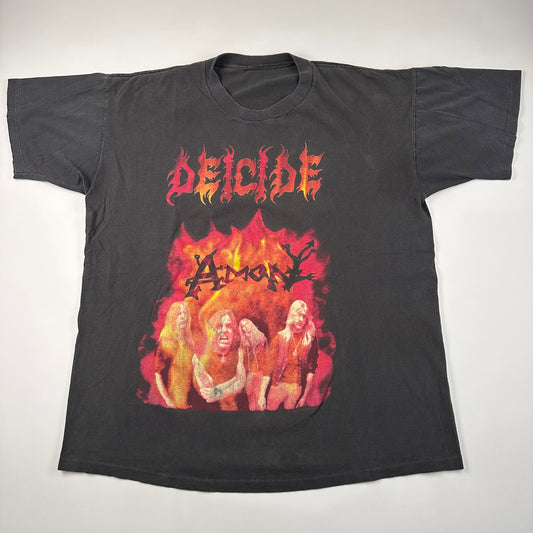 Vintage 1993 Deicide Shirt XL Feasting The Beast