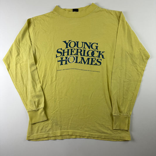 Vintage 1985 Young Sherlock Holmes Long Sleeve Shirt Large