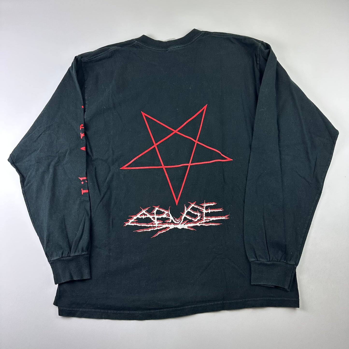 Vintage 90s Abuse Long Sleeve Shirt XL Like A Virgin