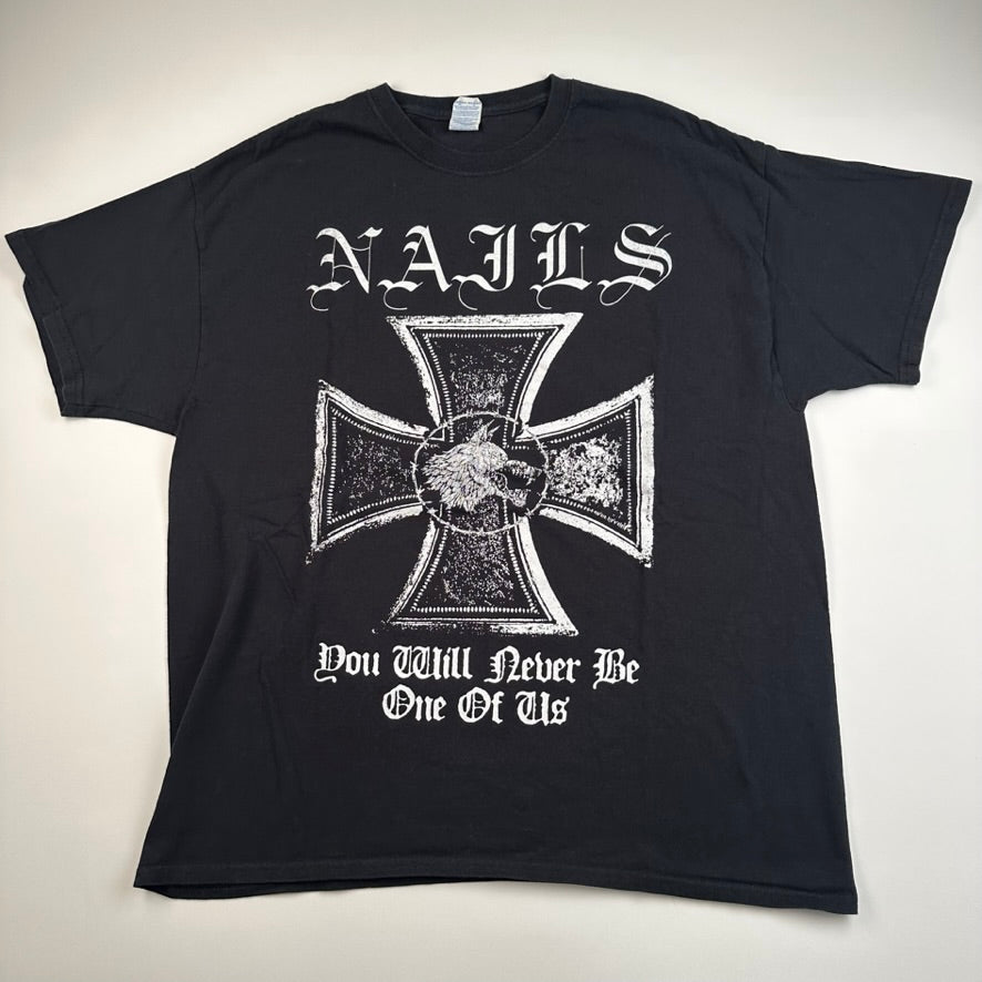 Nails Shirt XL You Will Never Be One Of Us