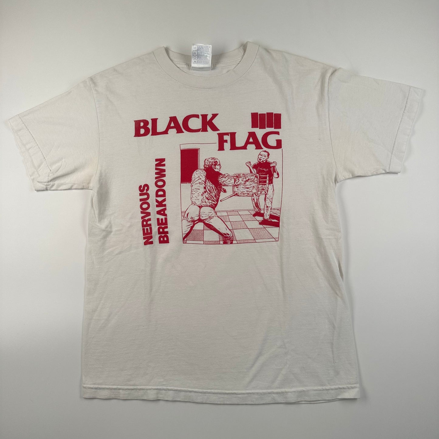 Vintage 2000s Black Flag Shirt Medium Nervous Breakdown