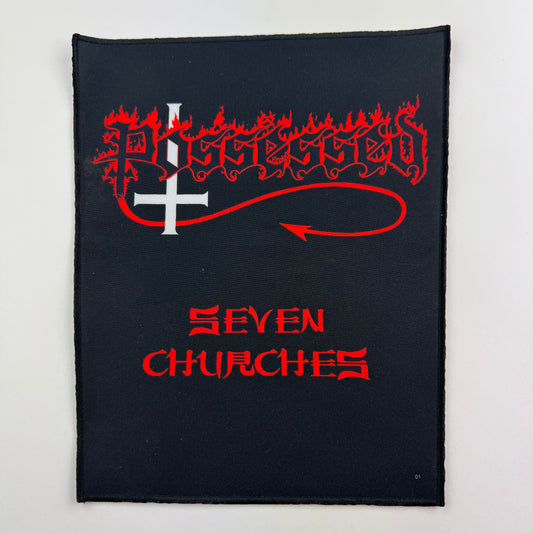 Possessed Back Patch Seven Churches