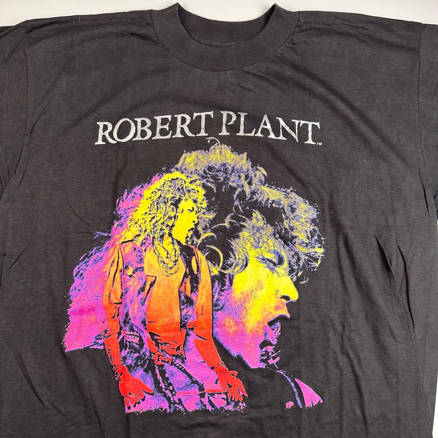 Vintage 1990 Robert Plant Shirt XL Manic Nirvana