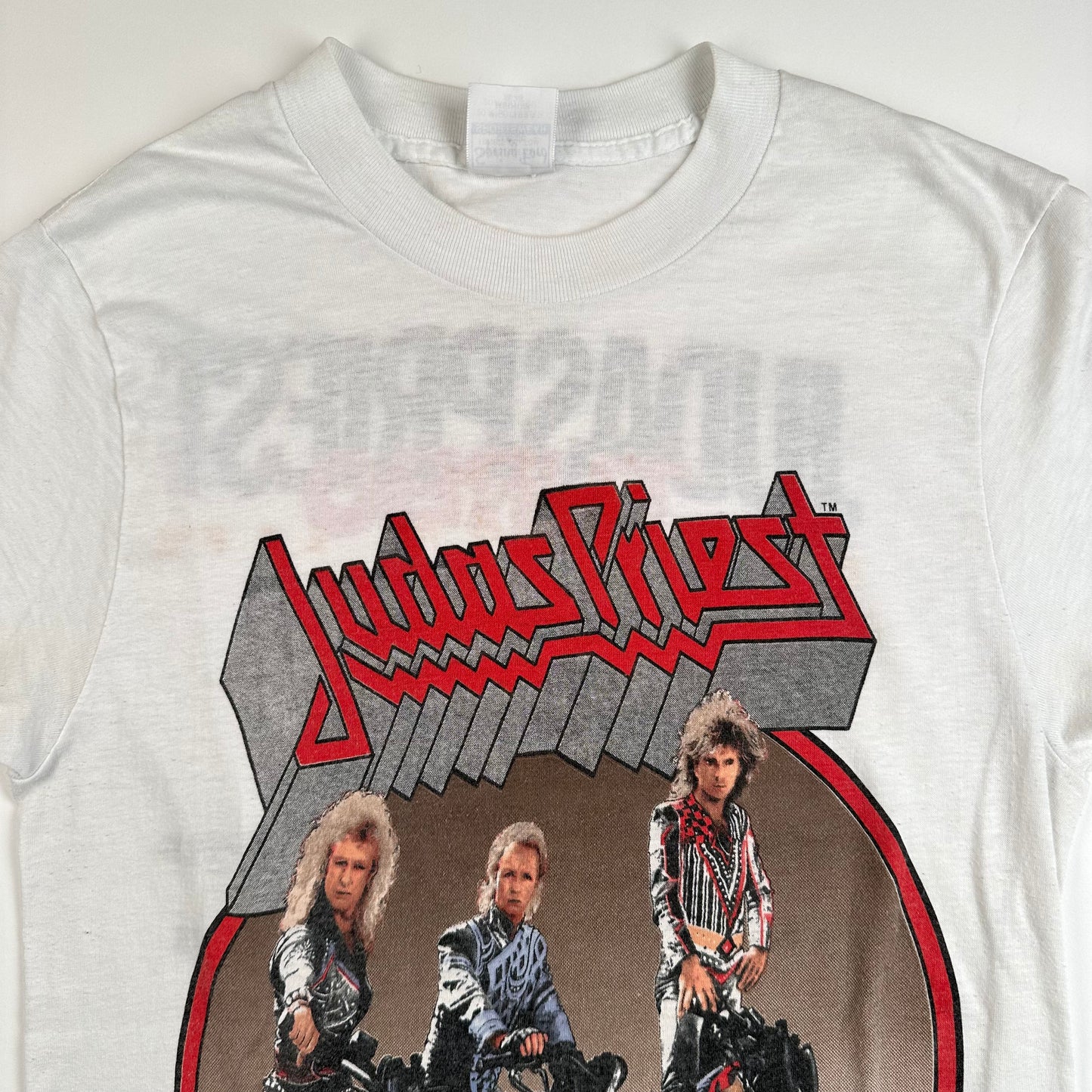 Vintage 1986 Judas Priest Shirt Medium Turbo Fuel For Life