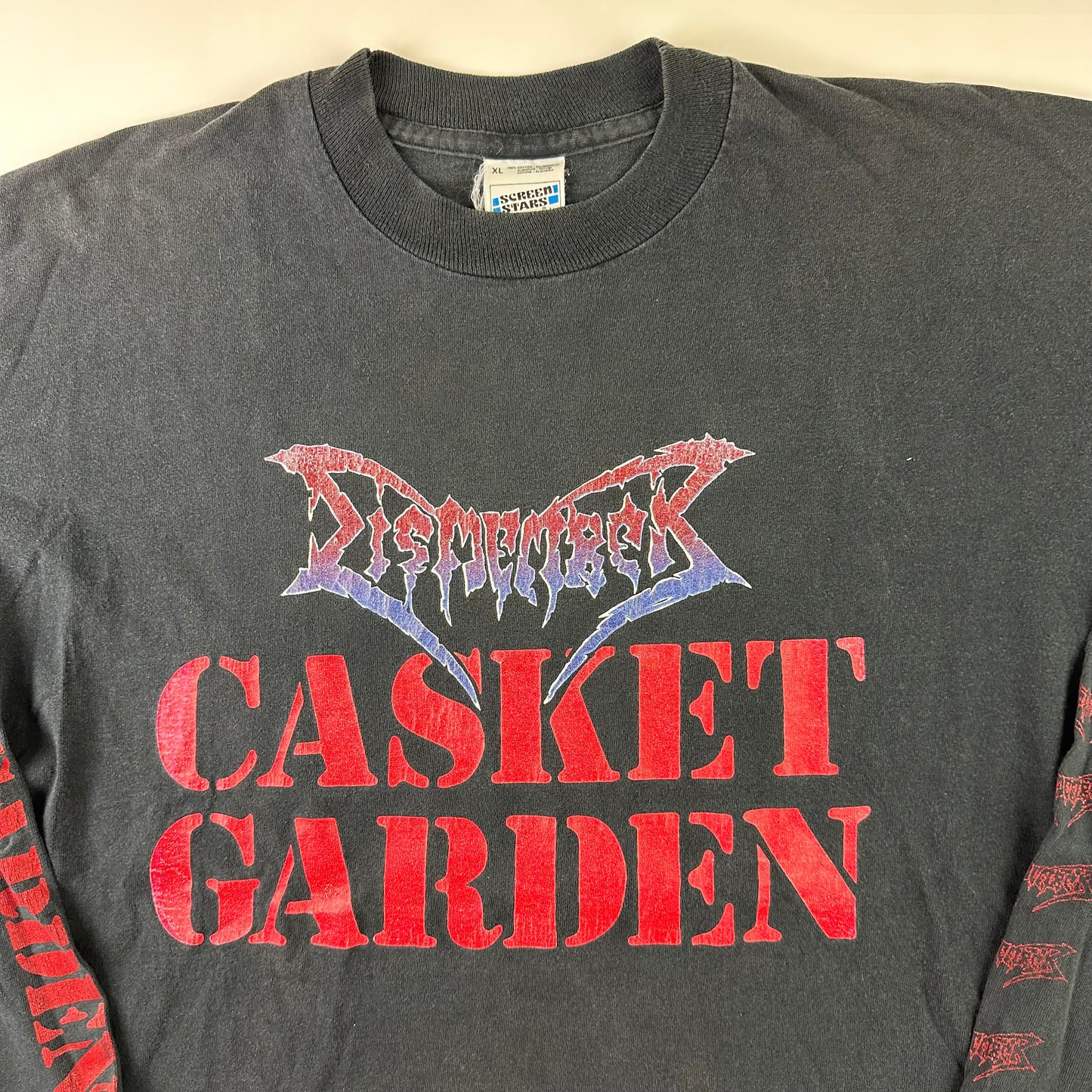 Vintage 90s Dismember Long Sleeve Shirt XL Casket Garden