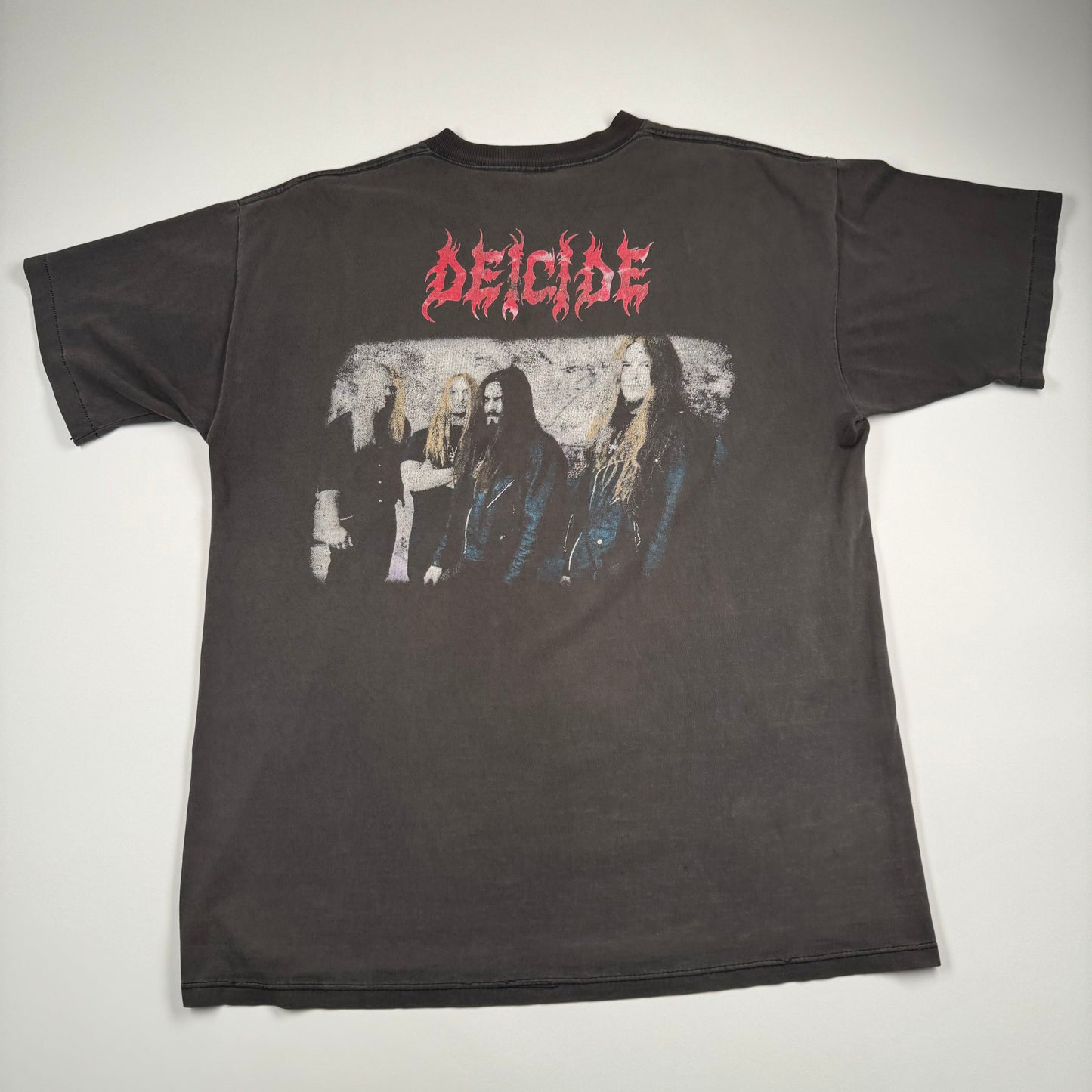 Vintage 1995 Deicide Shirt XL Once Upon The Cross