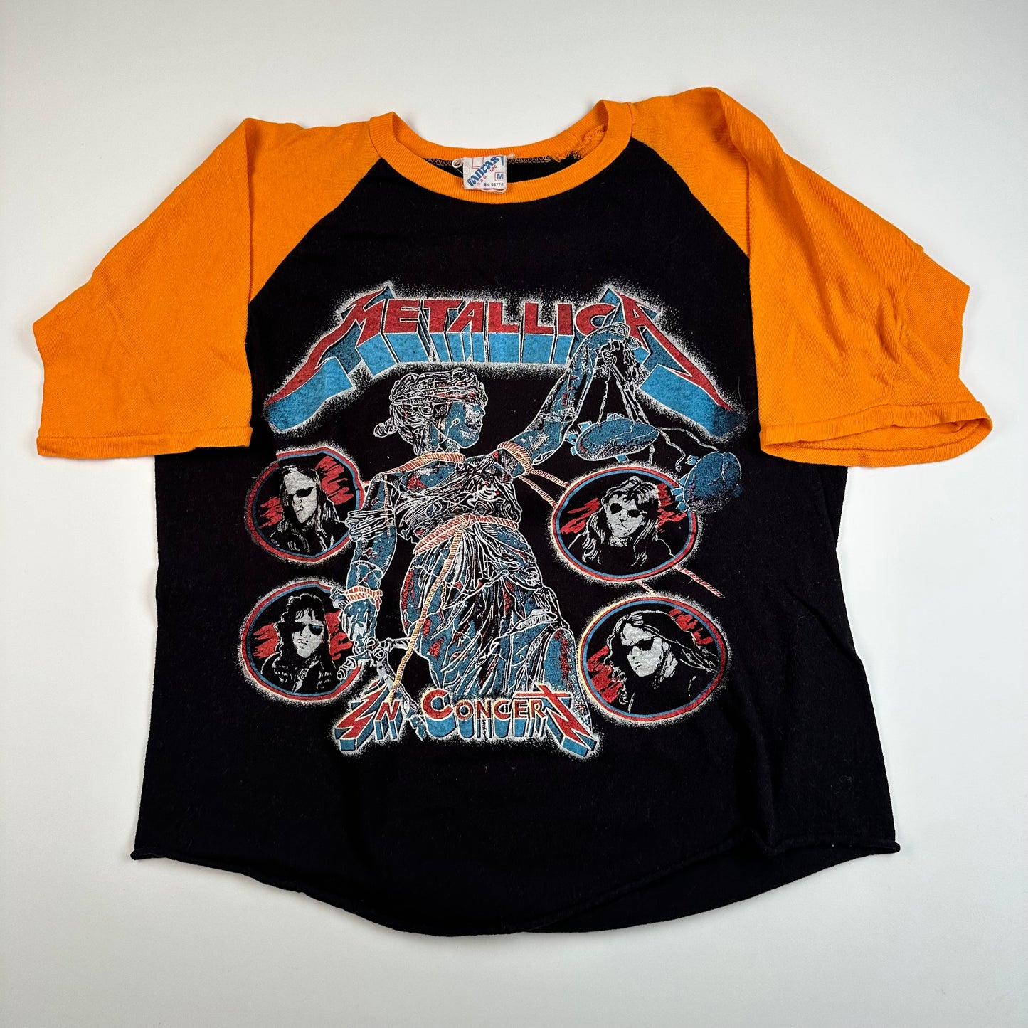 Vintage 80s Metallica Shirt And Justice For All