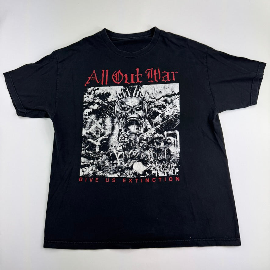 All Out War Shirt XL Give Us Extinction