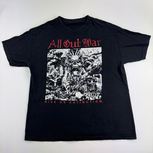 All Out War Shirt XL Give Us Extinction