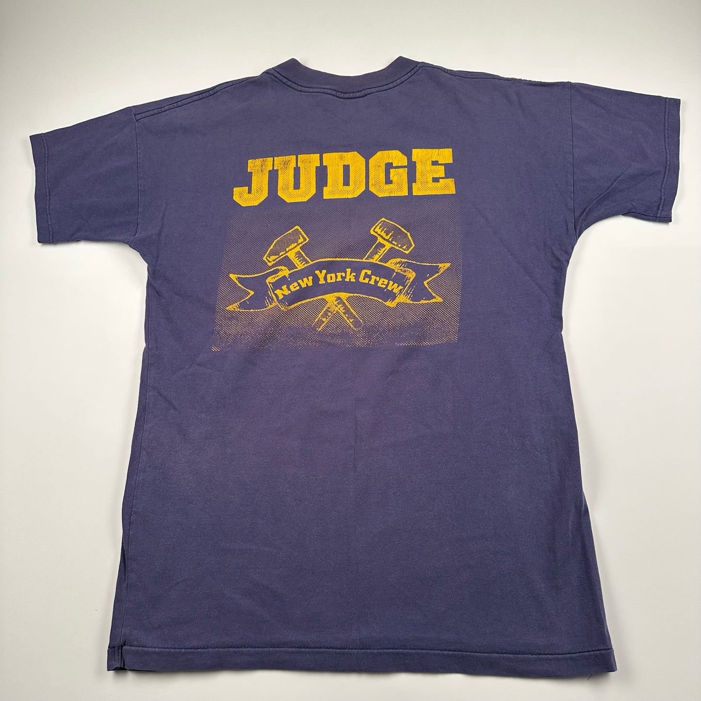 Vintage 90s Judge Shirt Large New York Crew