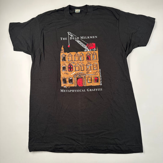 Vintage 80s The Dead Milkmen Shirt XL Metaphysical Graffiti