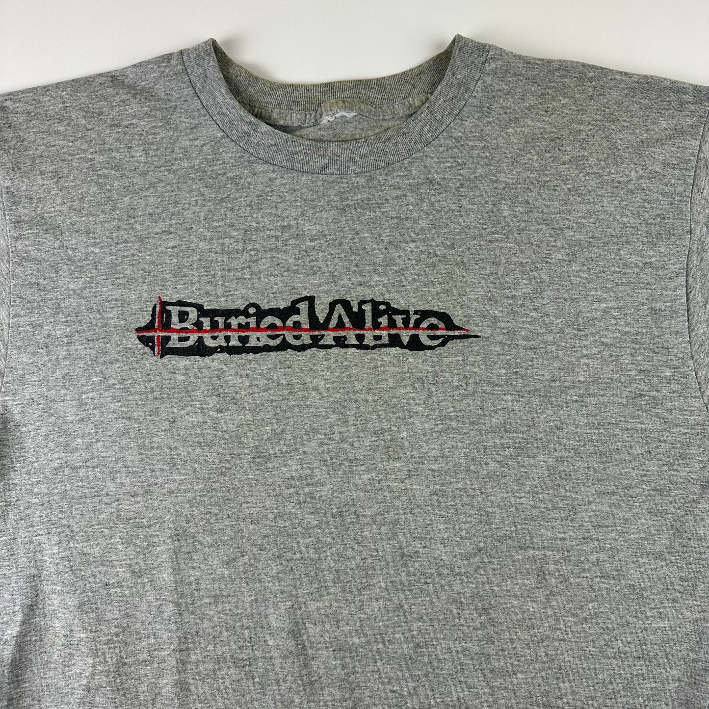 Vintage 90s Buried Alive Shirt Medium Destroy To Satisfy