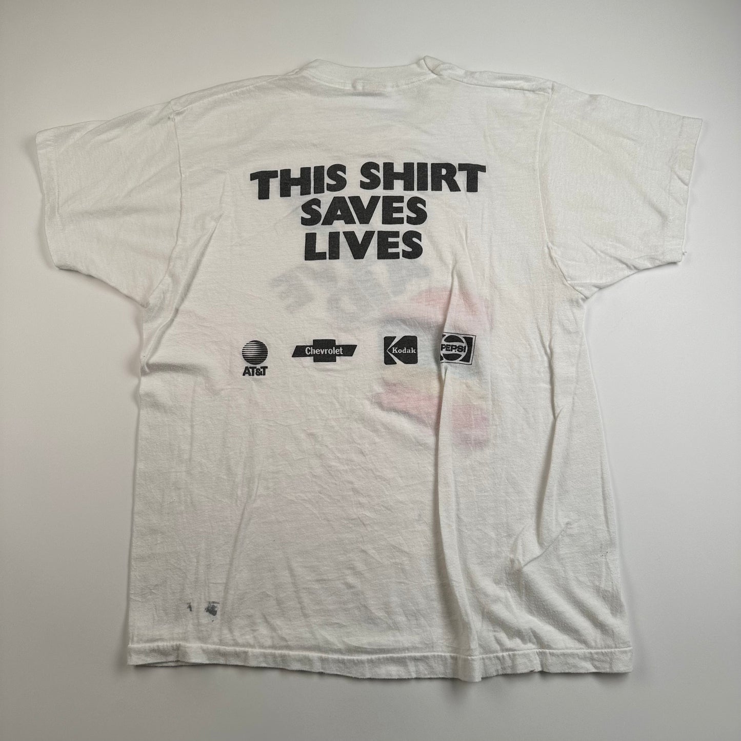 Vintage 1985 Live Aid Shirt XL This Shirt Saves Lives