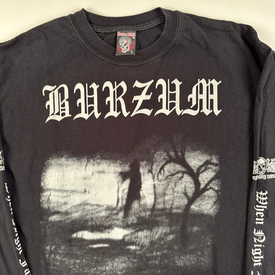 Vintage 2004 Burzum Long Sleeve Shirt Large