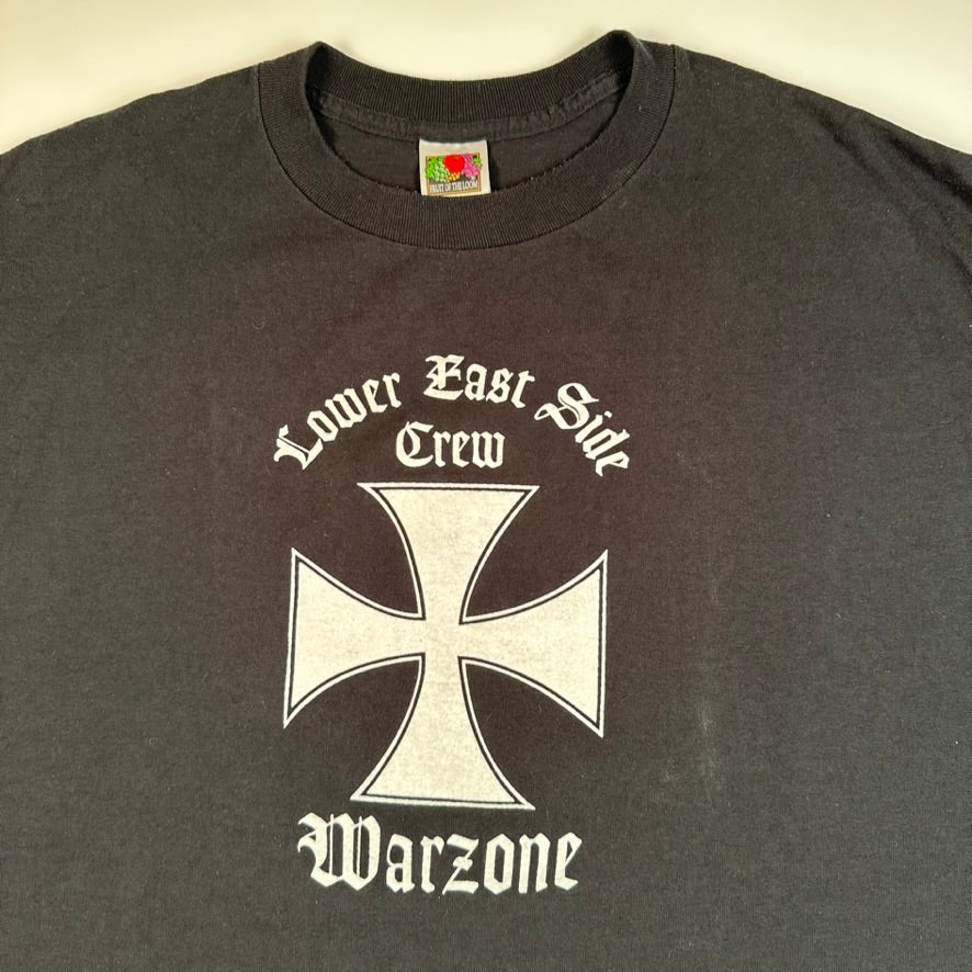 Vintage 90s Warzone Shirt XL Lower East Side Crew