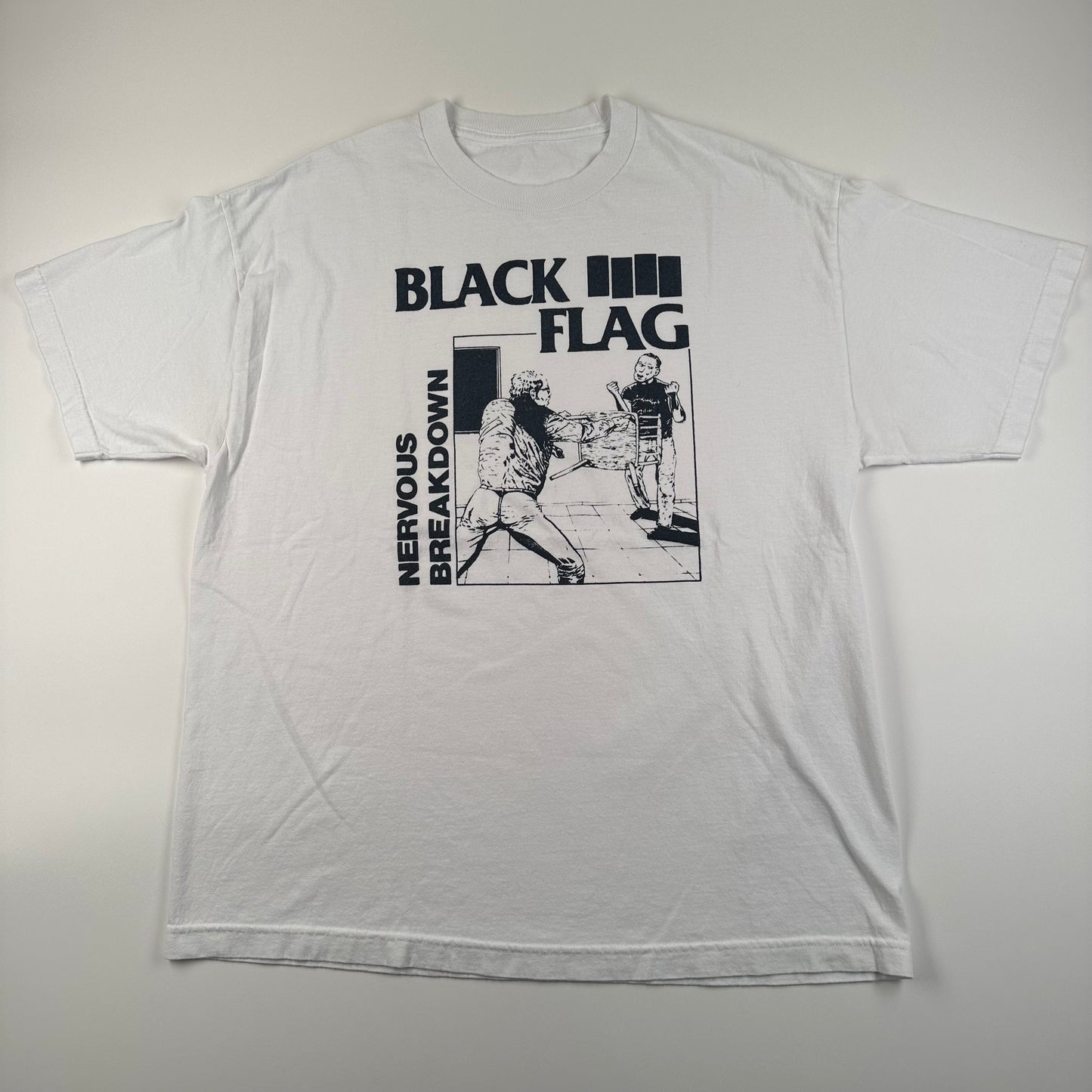 Vintage 2000s Black Flag Shirt XL Nervous Breakdown