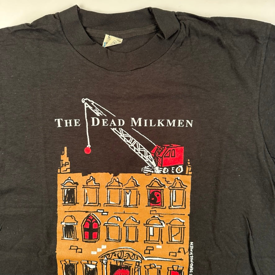 Vintage 80s The Dead Milkmen Shirt Large Metaphysical Graffiti