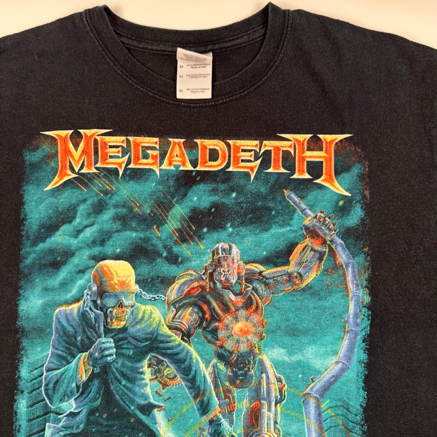 2010 Megadeth Shirt Medium Super Collider