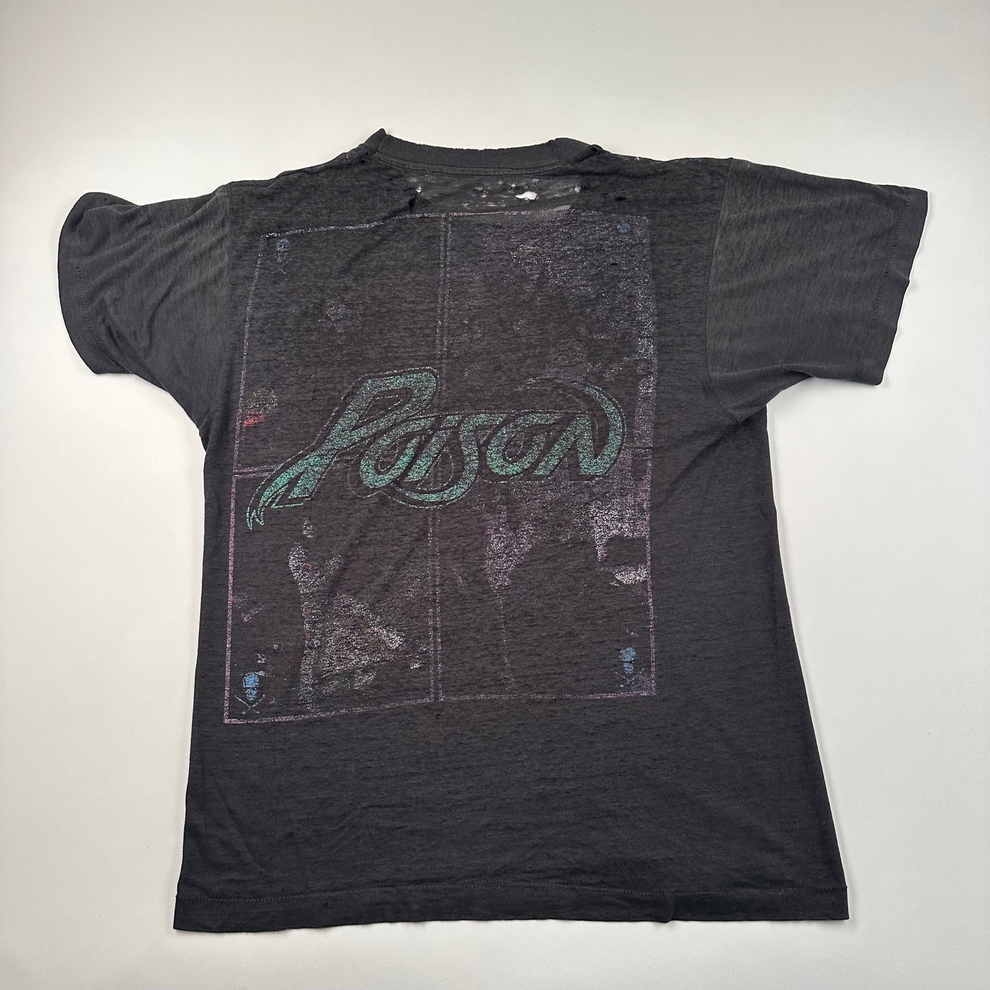 Vintage 80s Poison Shirt Medium