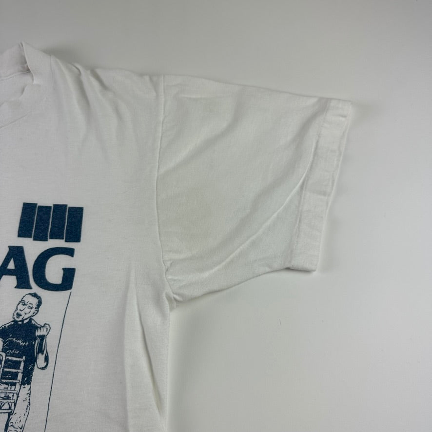 Vintage 80s Black Flag Shirt Medium Nervous Breakdown