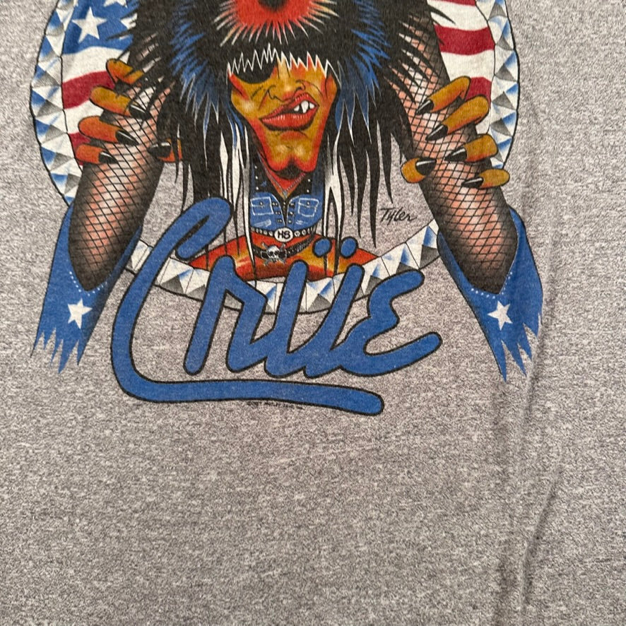 Vintage 80s Motley Crue Shirt Large Girls Girls Girls