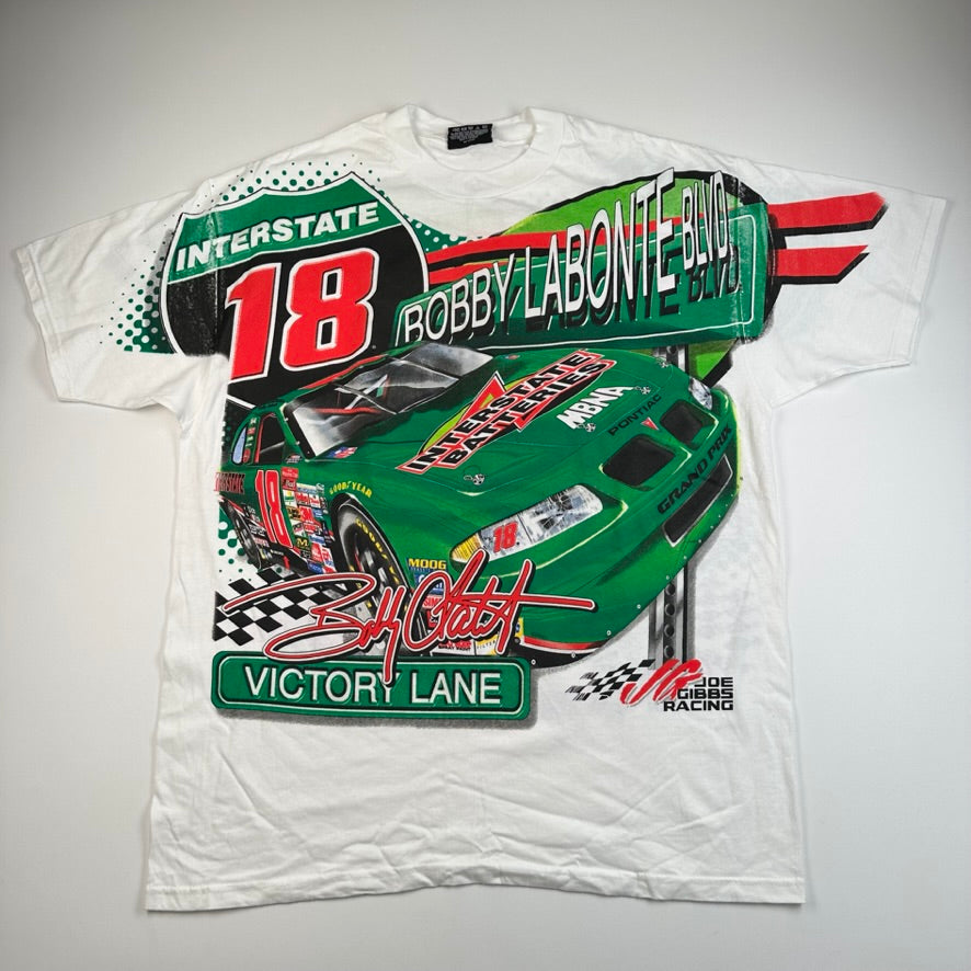 Vintage 2000 Bobby Labonte Shirt Large Nascar All Over Print