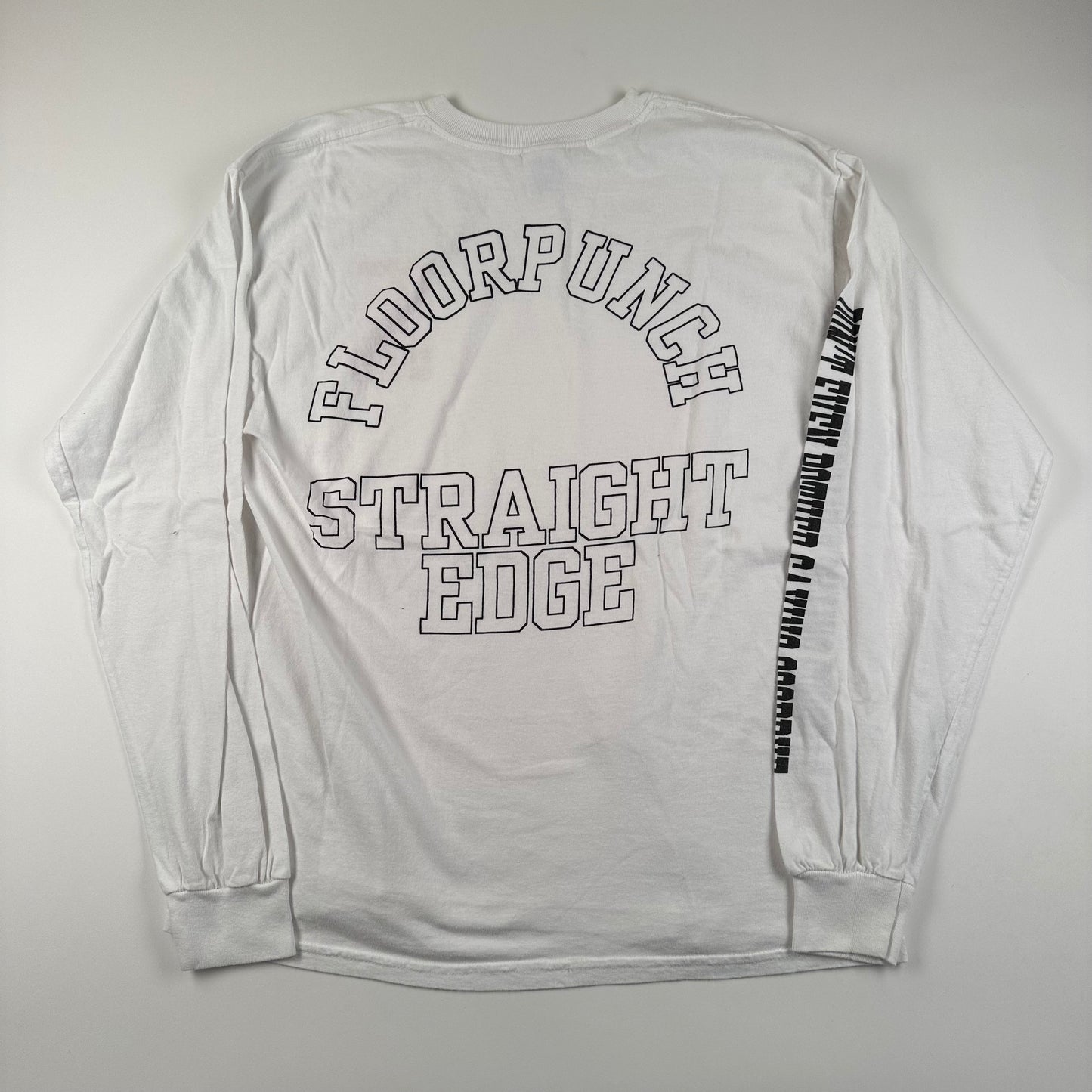 Floorpunch Long sleeve Shirt Large Straight Edge 06-26-10