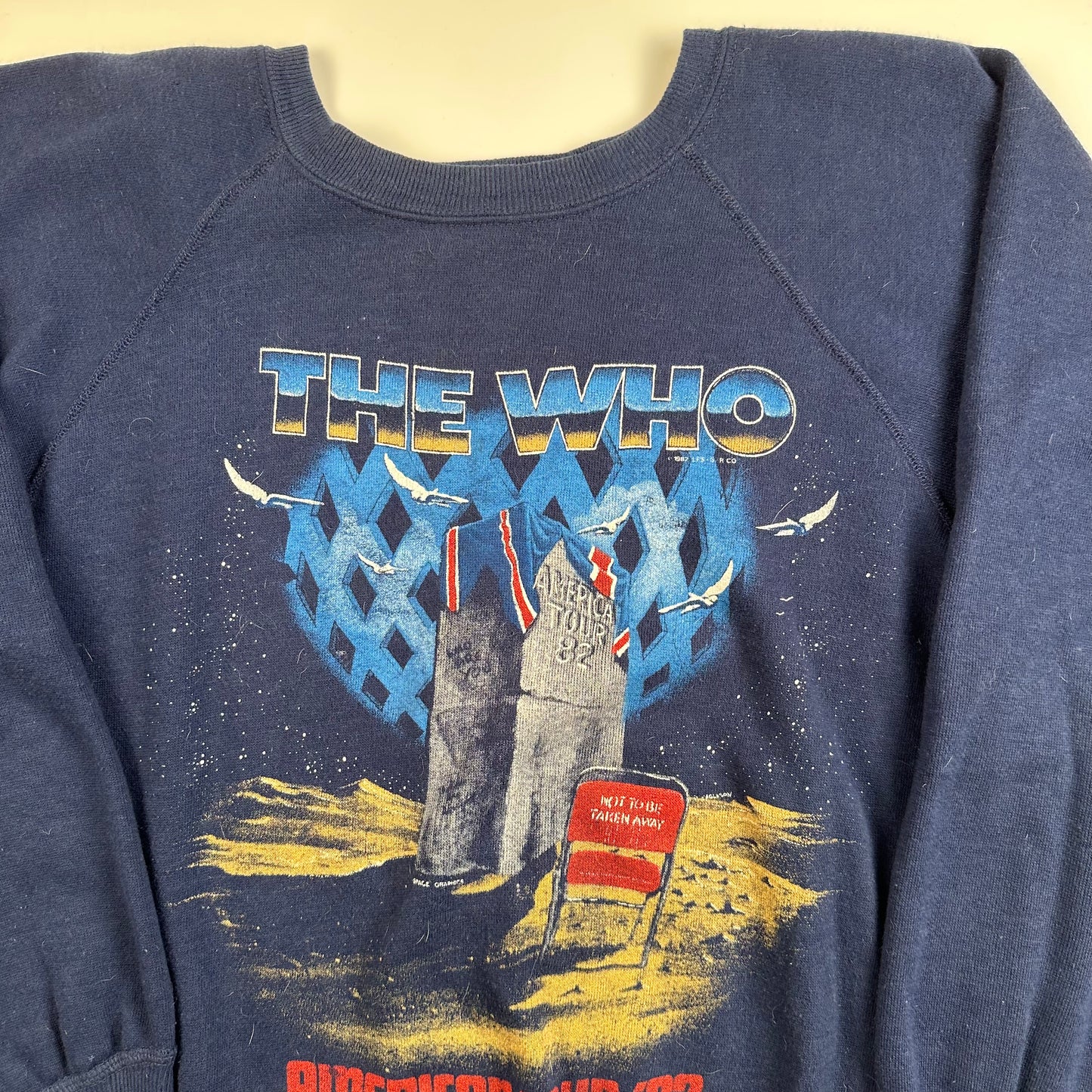 Vintage 1982 The Who Crewneck Sweatshirt Medium