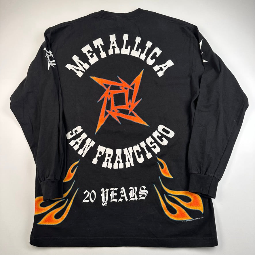 Vintage 2000s Metallica Long Sleeve Shirt Large 20 Years