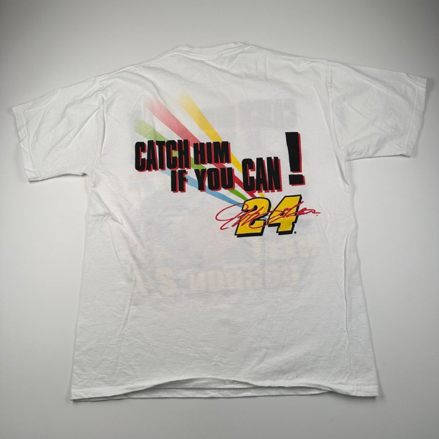 Vintage 1999 Jeff Gordon Shirt Large Catch Him If You Can