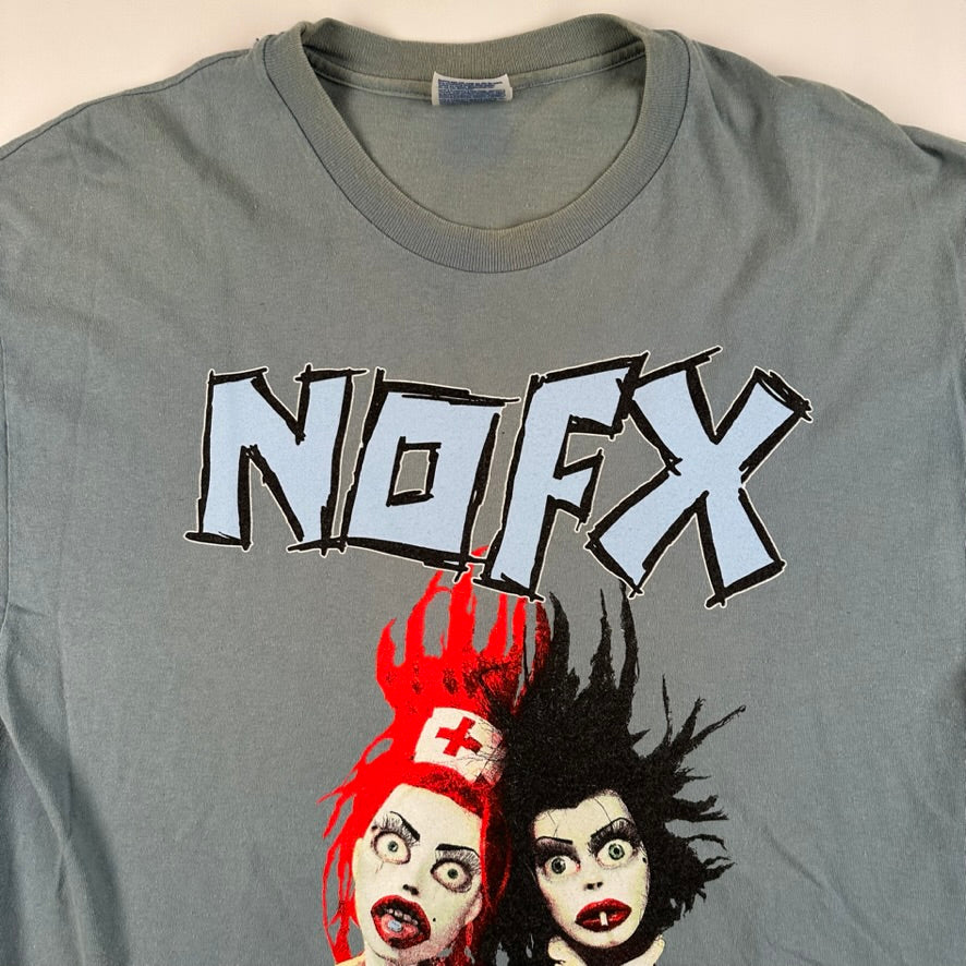 Vintage 90s NOFX Shirt Large Pump Up The Valuum