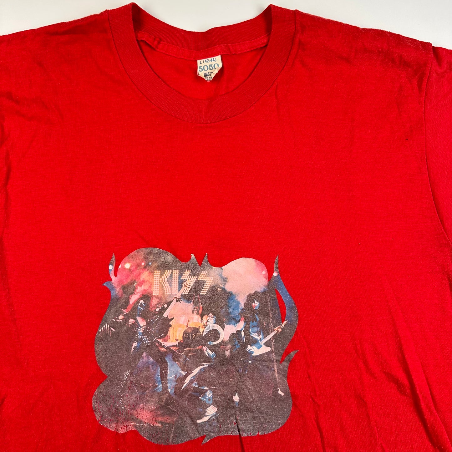 Vintage 70s Kiss Shirt Large