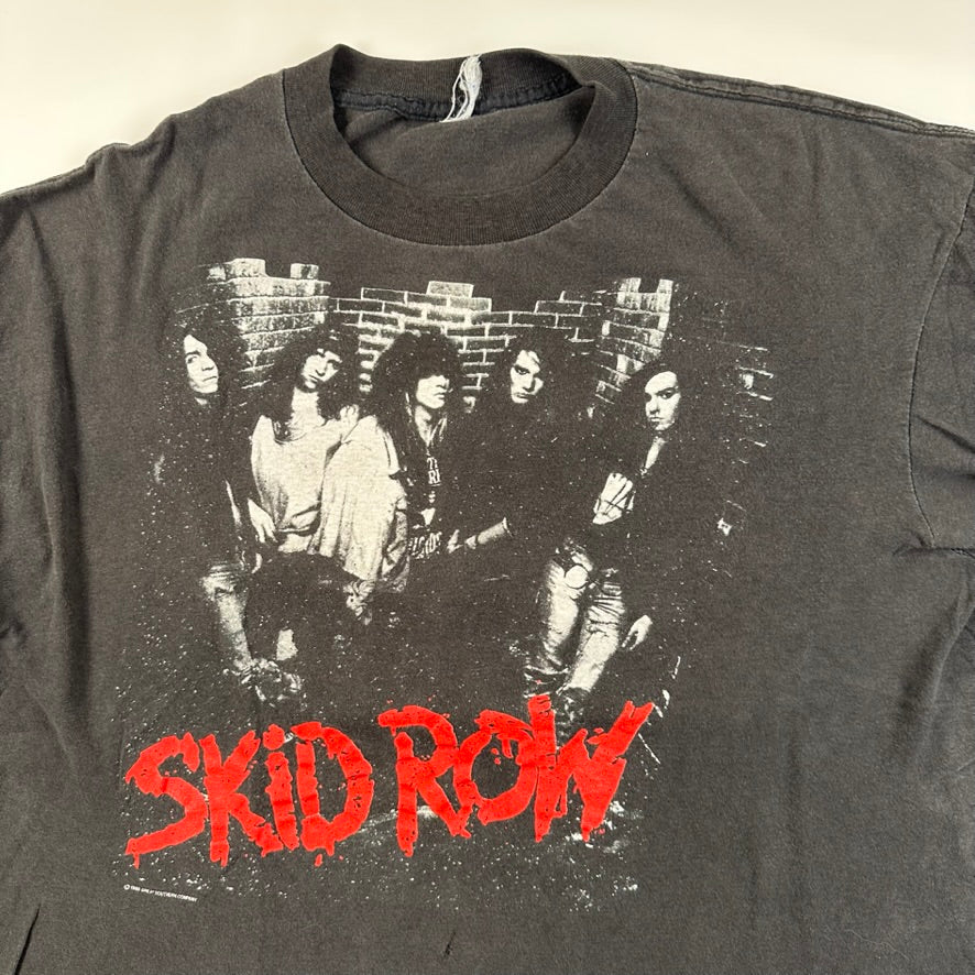 Vintage 1989 Skid Row Shirt Medium Youth Gone Wild