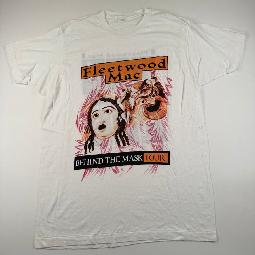 Vintage 1990 Fleetwood Mac Shirt XXL Behind The Mask