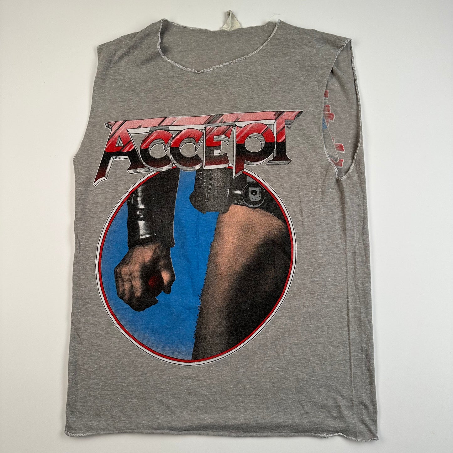 Vintage 1984 Accept Sleeveless Shirt Medium Balls To The Wall