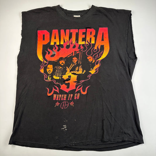 Vintage 90s Pantera Sleeveless Shirt XL Watch It Go