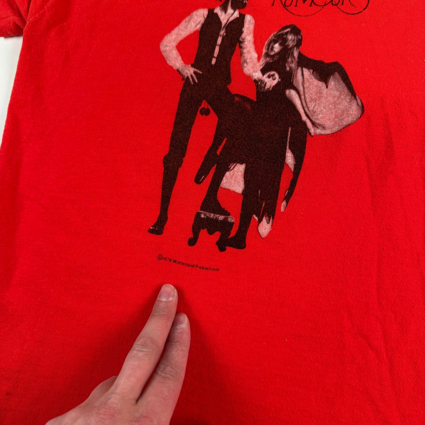 Vintage 1977 Fleetwood Mac Shirt XL Rumours