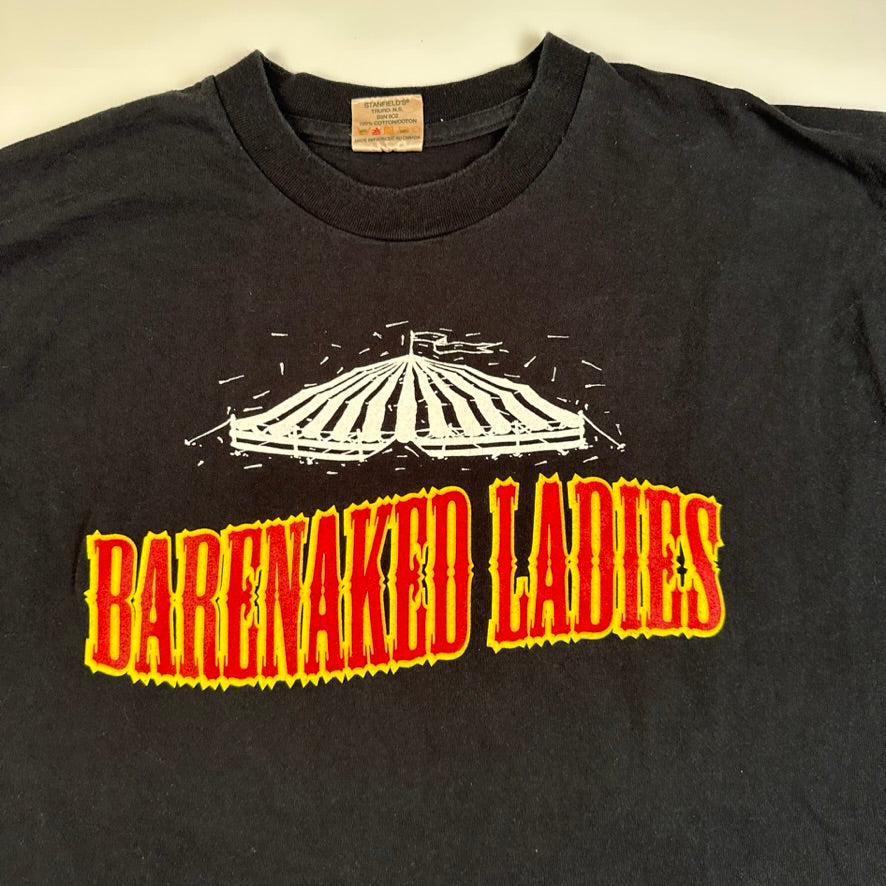 Vintage 1996 Barenaked Ladies Shirt XL Rock Spectacle