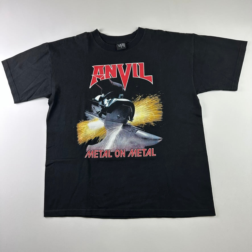 Vintage 2000s Anvil Shirt Large Metal On Metal