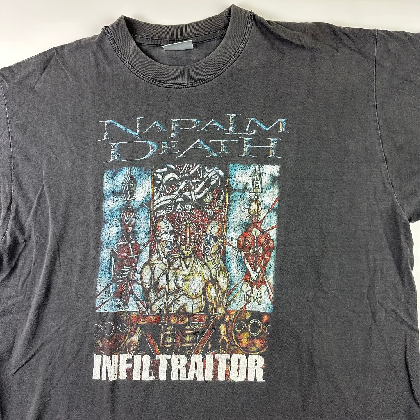 Vintage 1998 Napalm Death Shirt XL Infiltrator