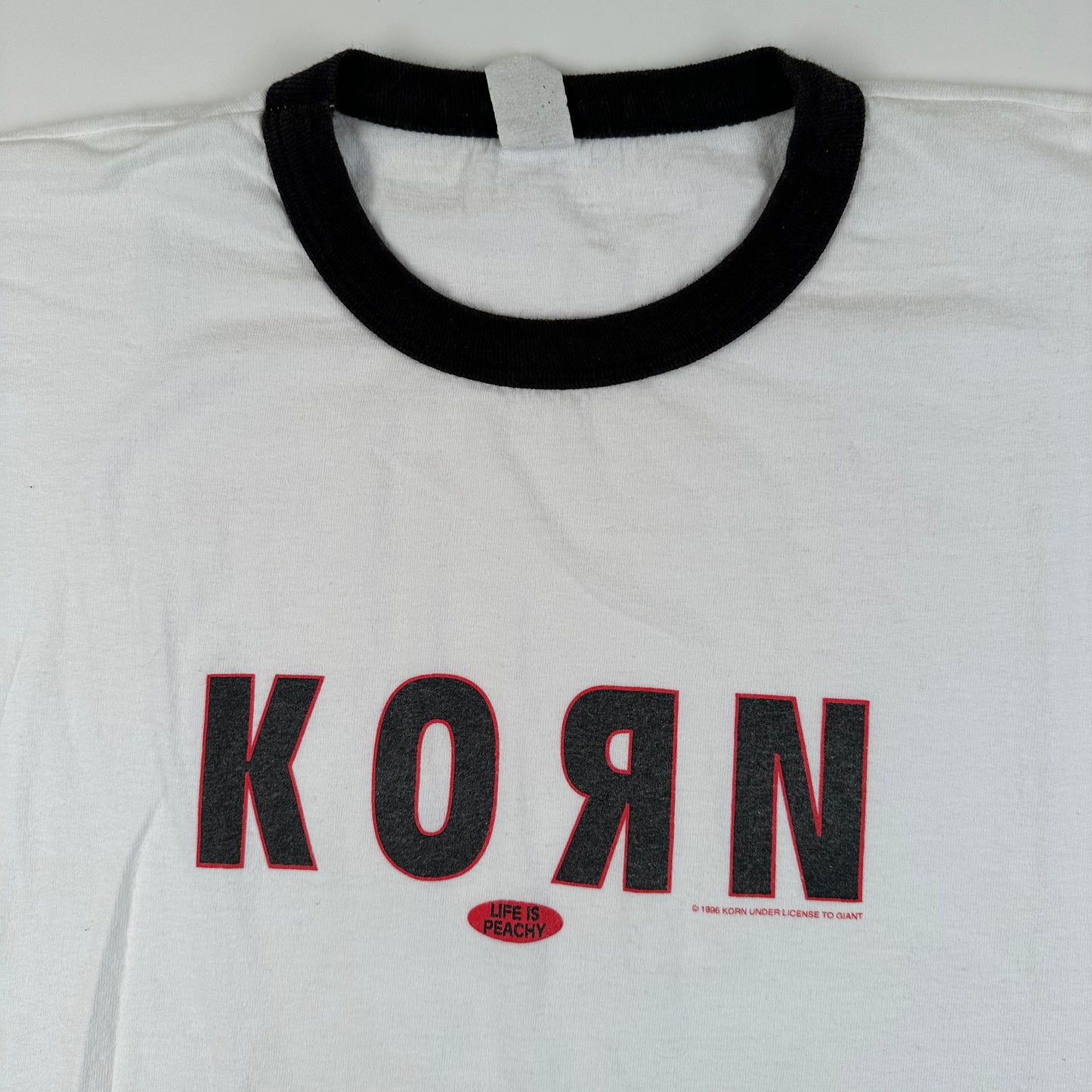 Vintage 1996 Korn Ringer Shirt XL