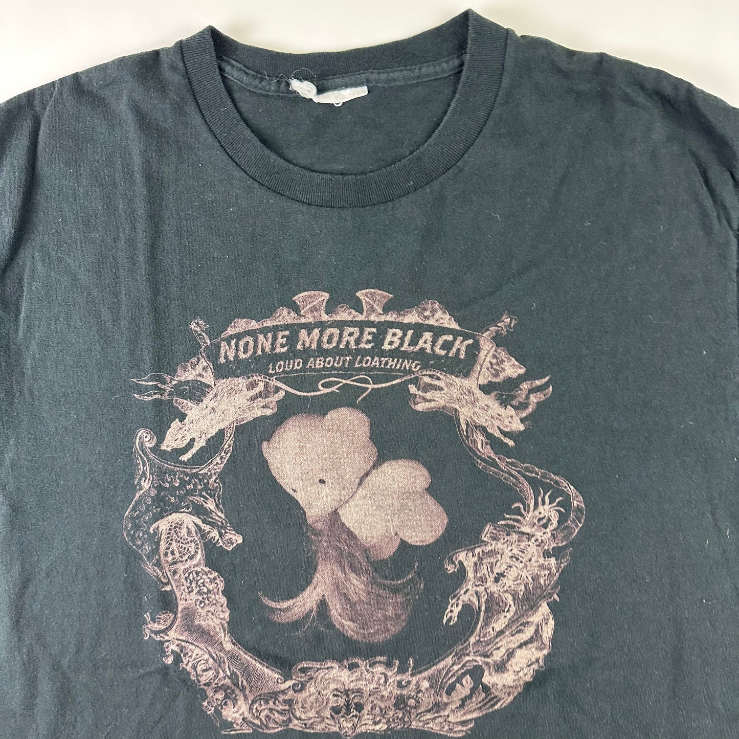 Vintage 2004 None More Black Shirt Medium Loud About Loathing