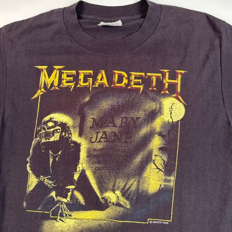 Vintage 1988 Megadeth Shirt Large RIP Mary Jane