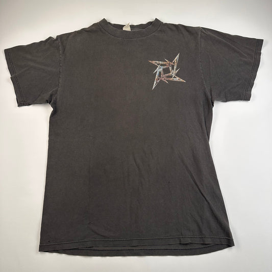 Vintage 1996 Metallica Shirt Large Ninja Star